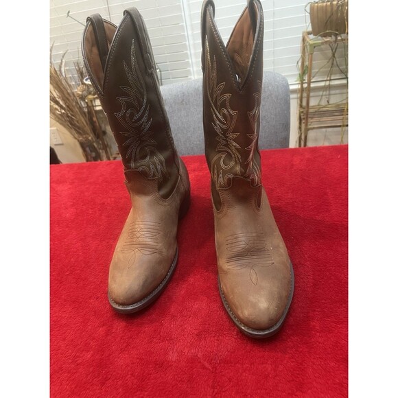 Laredo Men\'s Leather Vamp Fox 4242 Western Boots Size 8.5D main image 11